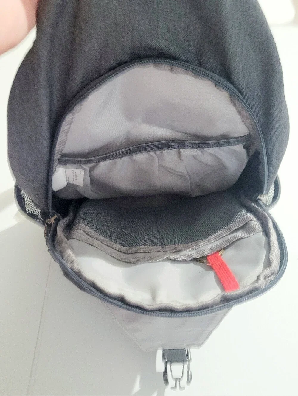Waterfly Sling Backpack Crossbody Chest Bag Gray Travel Hiking Daypack Unisex
